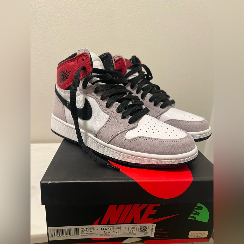 Nike Black and White Sneakers High-Top Design